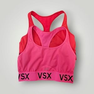 Victoria's Secret VSX Bra Womens M Lot 2 The Player‎ Racerback Sport Bra Wireles
